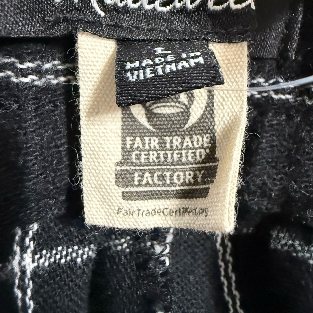 Madewell Black and White Grid Sweatpants - Picture 5 of 7